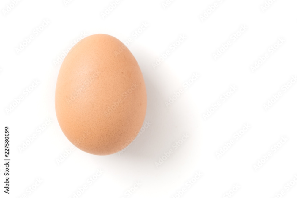 brown egg isolated on white background brown egg isolated on white background