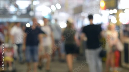 Wallpaper Mural Blurred background white interior shopping center mall. Blurry backdrop corridor people art bokhe. Torontodigital.ca