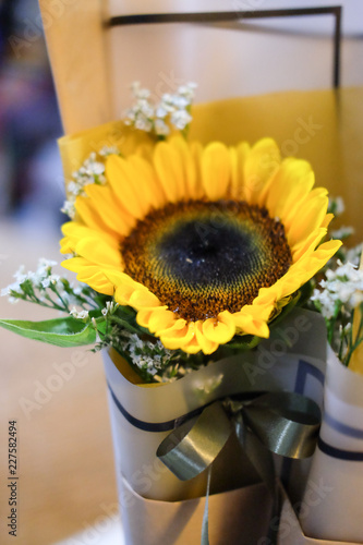 Fototapeta Naklejka Na Ścianę i Meble -  Bouquet sunflowers flower