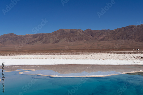 lagunas de baltinache - salt in the middle of the atacama desert