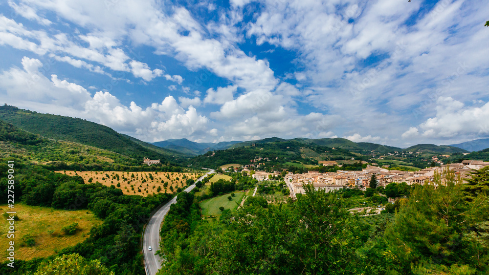 Landscape near Spoleto, Umbria, Italy