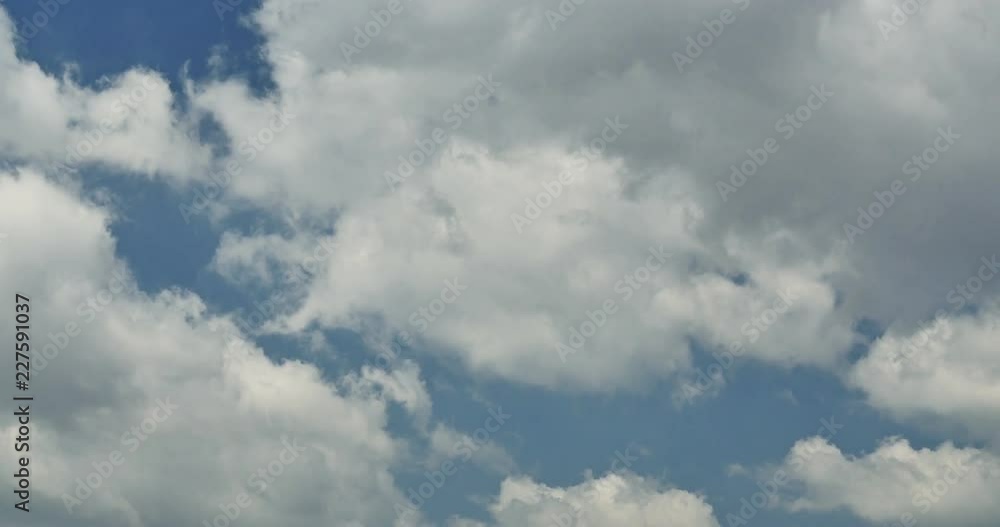 4k timelapse white altocumulus clouds flying in blue sky. 4k timelapse white altocumulus clouds flying in blue sky.