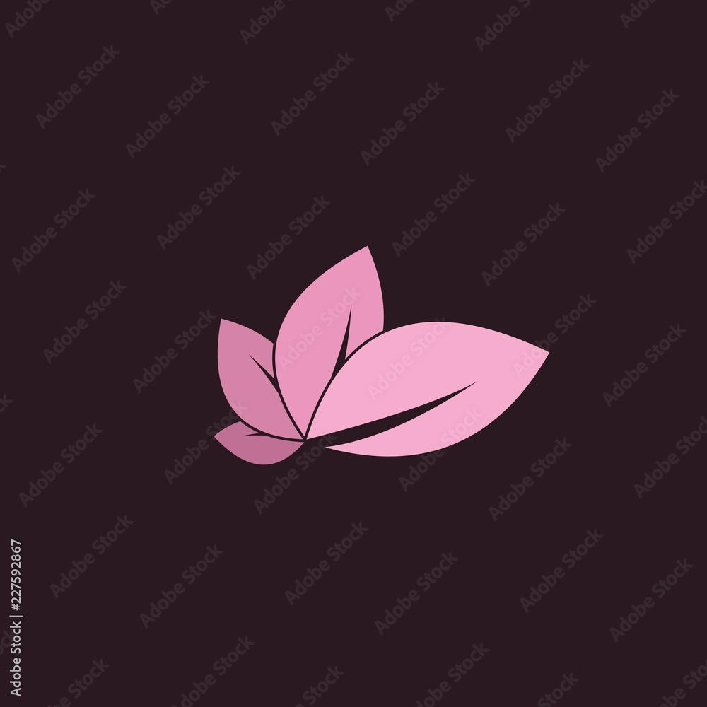 Leaf Nature Spa Creative Ecology Icon Logo Design Template Element Vector