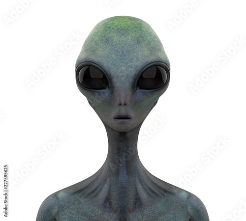 Obraz na płótnie Alien Creature Isolated