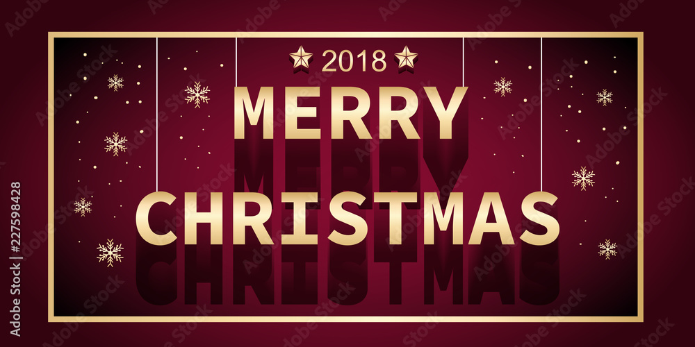 merry christmas and 2018 merry christmas and 2018