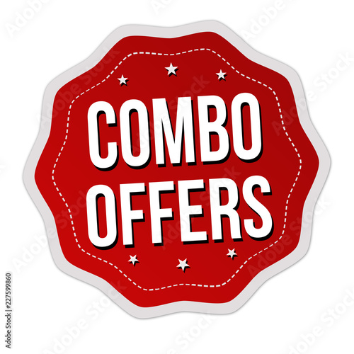 Combo offers label or sticker
