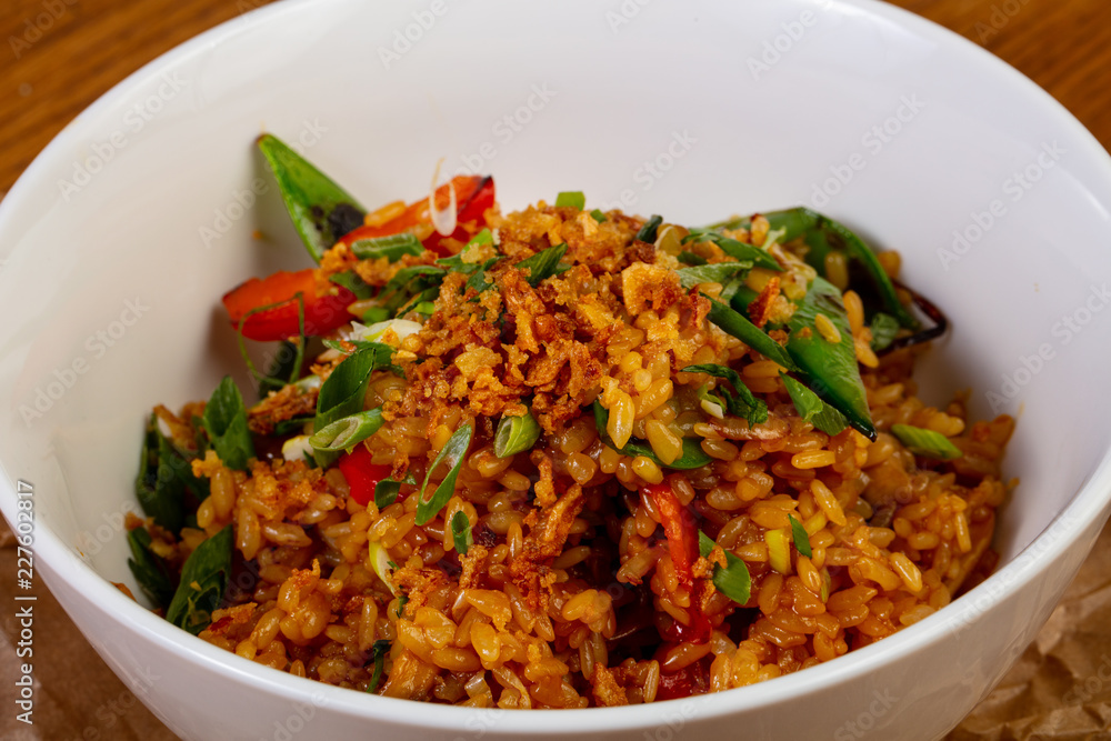 Fried rice with vegetables Fried rice with vegetables
