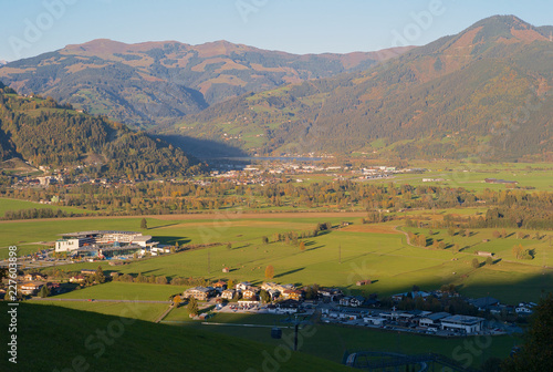 Zell am See in Salzburg, Austria from Above