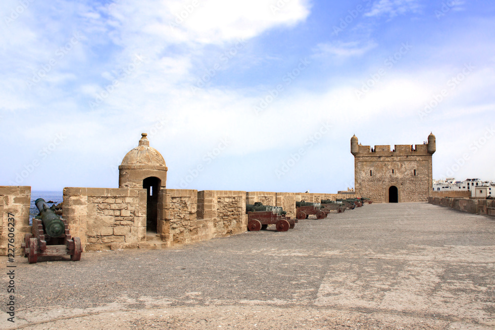 Fortress wall, Skala du Port, Essaouira, Morocco