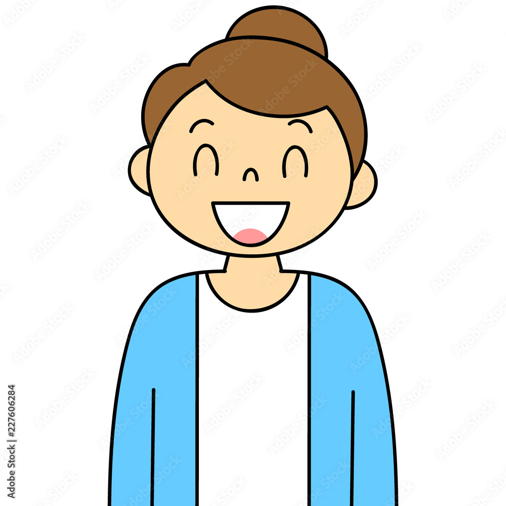 女性 笑顔 女性 笑顔