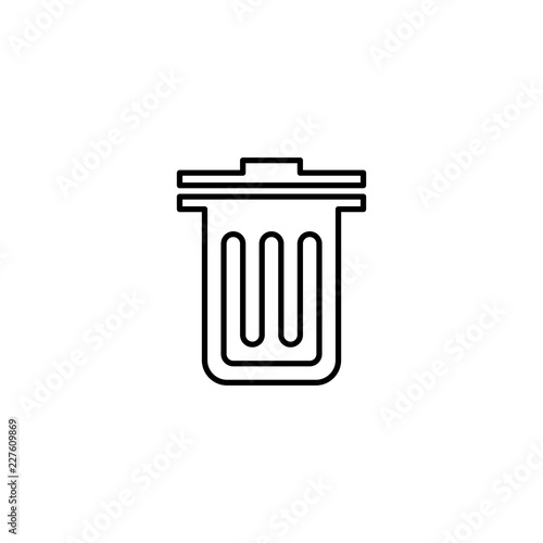 Trash can icon.