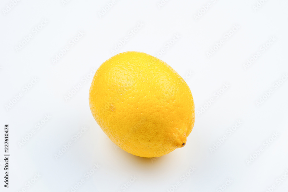 Lemon isolated on white background. Space for test or design. Lemon isolated on white background. Space for test or design.
