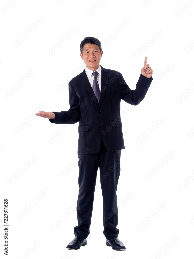 smiling asia businessman standing on white background isolated smiling asia businessman standing on white background isolated