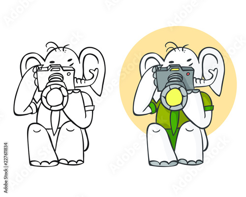 elephant photographer and camera