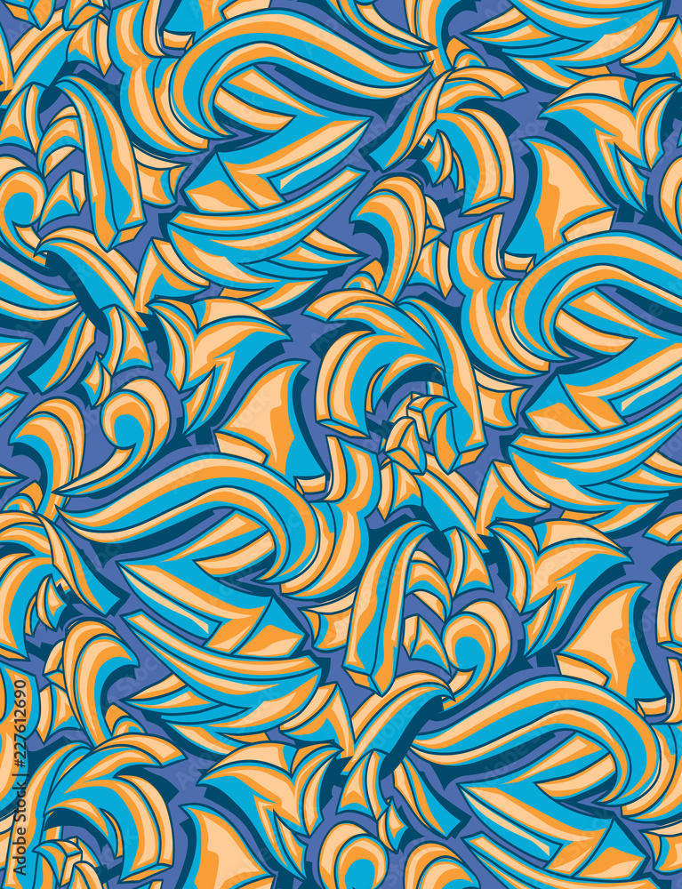 Graffiti arrows abstract seamless background Graffiti arrows abstract seamless background