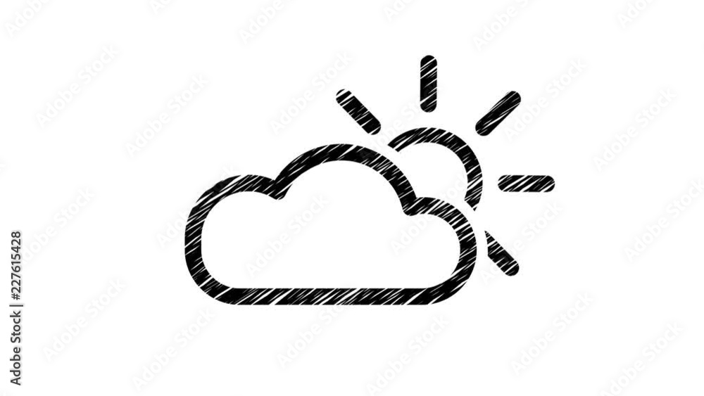 Animation icon in drawing style. Animation in stop motion style. Animation of seamless loop. Animation icon in drawing style. Animation in stop motion style. Animation of seamless loop.