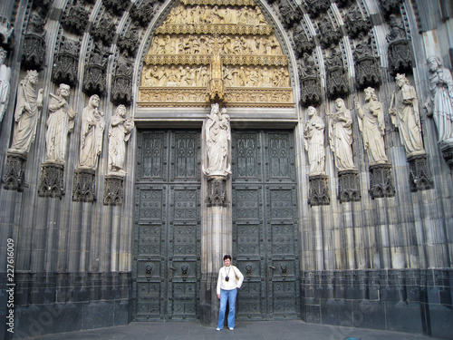 interior of the cathedral of cologne photo