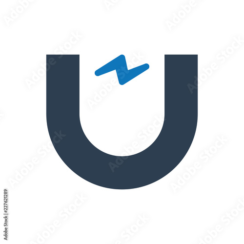 Magnet attraction icon