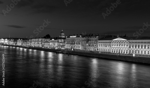 Photography channel view of st. pietroburgo