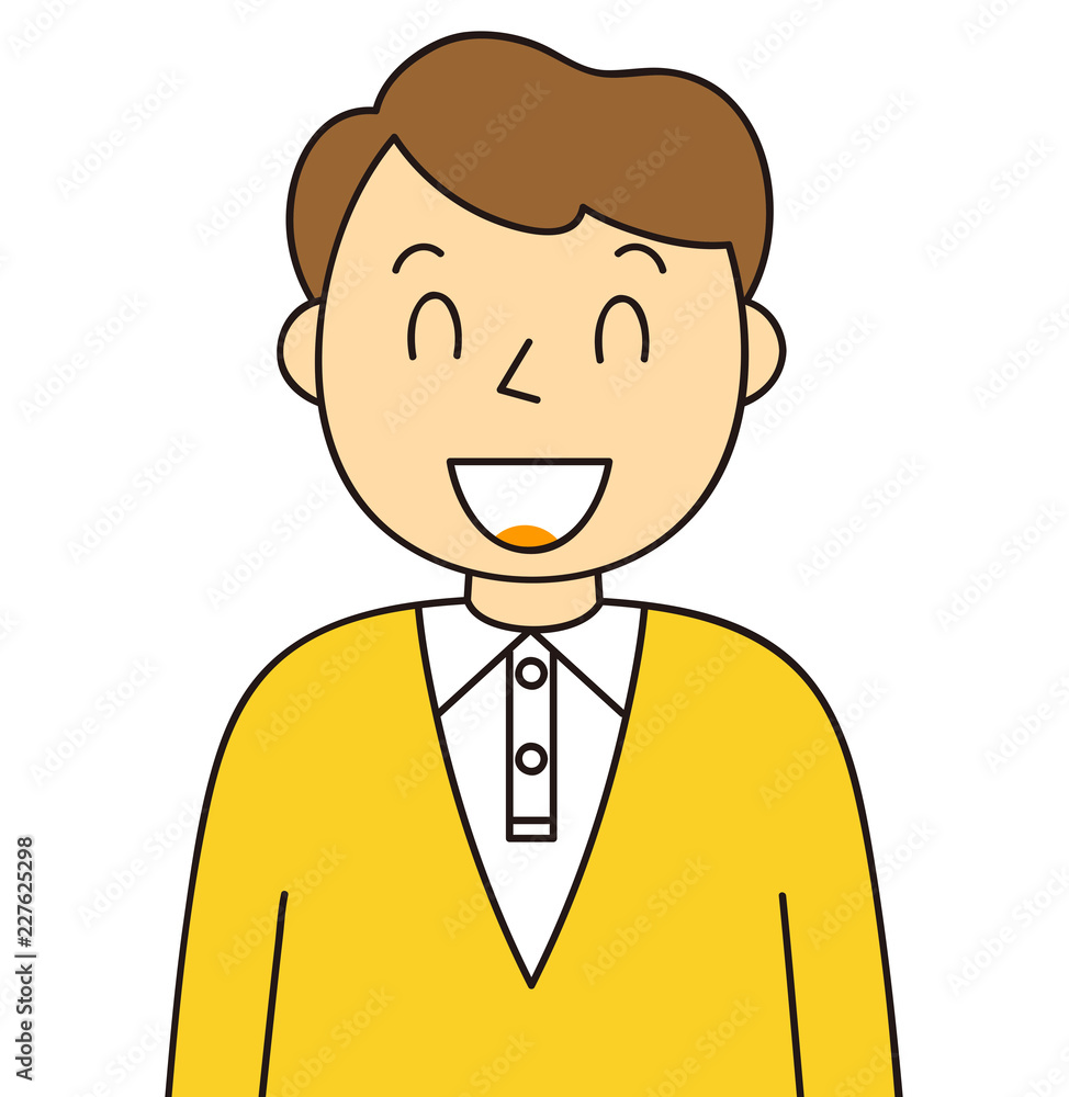 男性 笑顔 男性 笑顔