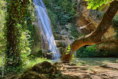 Wasserfall bei Gialova, Peloponnes, Griechenland photo