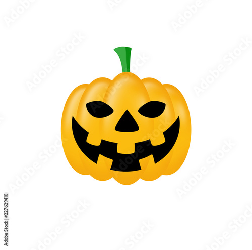 Isolated image of a pumpkin. Halloween