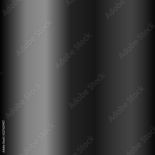 Vector Black chrome iron metal foil texture gradient template