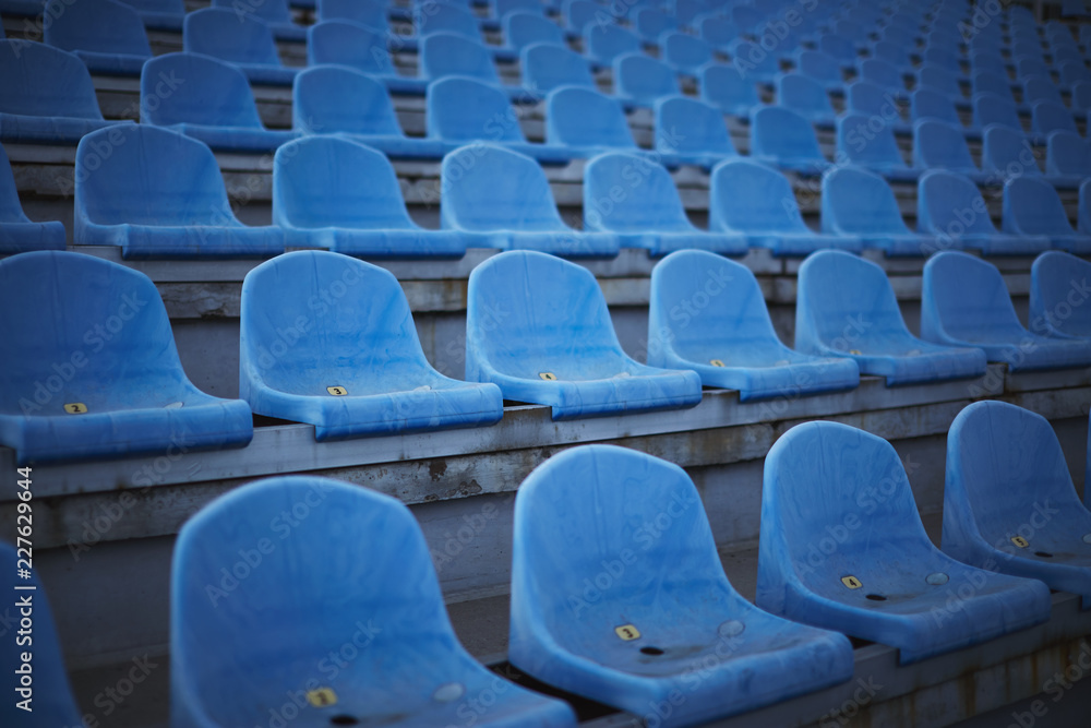 Fototapeta premium empty stadium seats