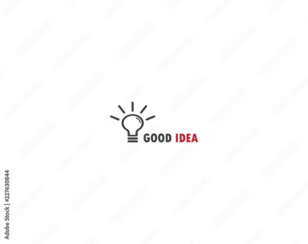 light bulb design logo template light bulb design logo template