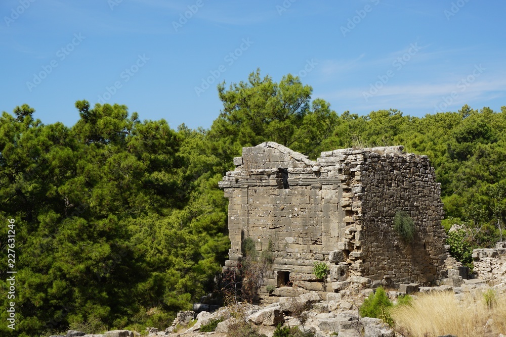 Seleukeia-ancient city in the mountains