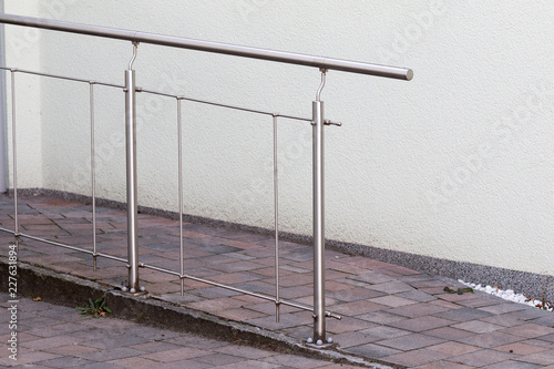 Stainless steel railing or handrail outdoor