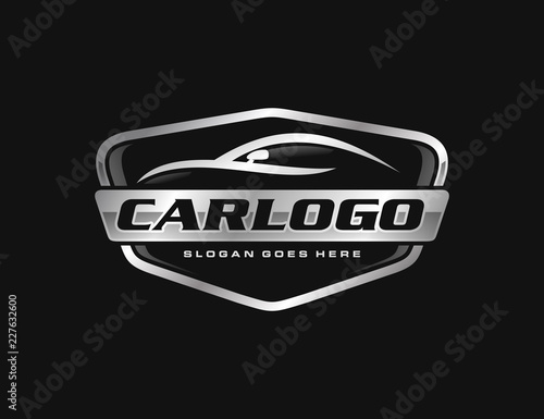 Automotive car logo template