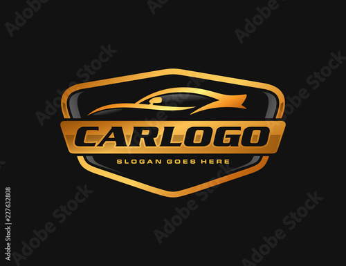 Automotive car logo template