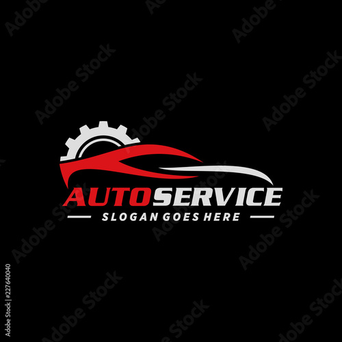 Automotive logo design vector