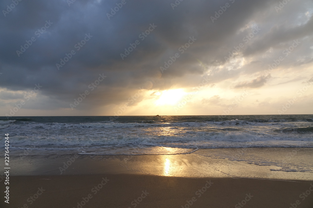Sunrise on the sea Sunrise on the sea