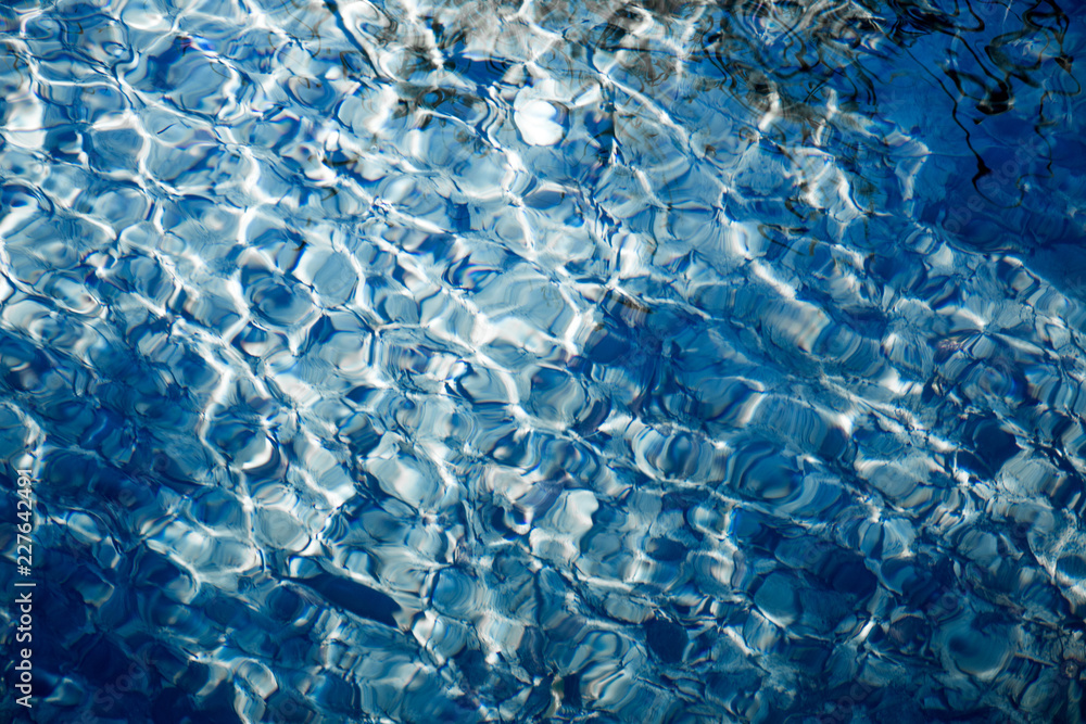 Fototapeta premium Crystal Water Ripple Pattern #3