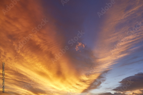 Dramatic Sky and Sun Rays Background © 1981 Rustic Studio