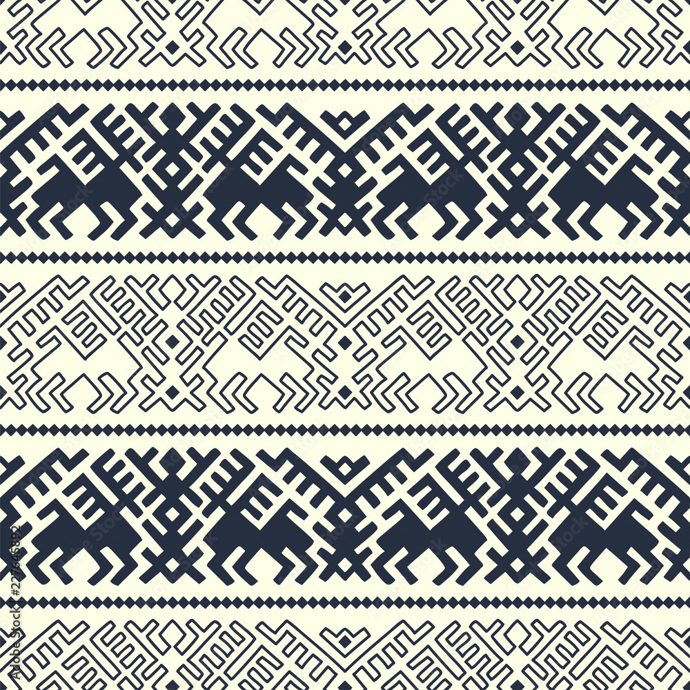 vector ethnic winter geometric ornamented border template. design for woodblock, packaging, print vector ethnic winter geometric ornamented border template. design for woodblock, packaging, print