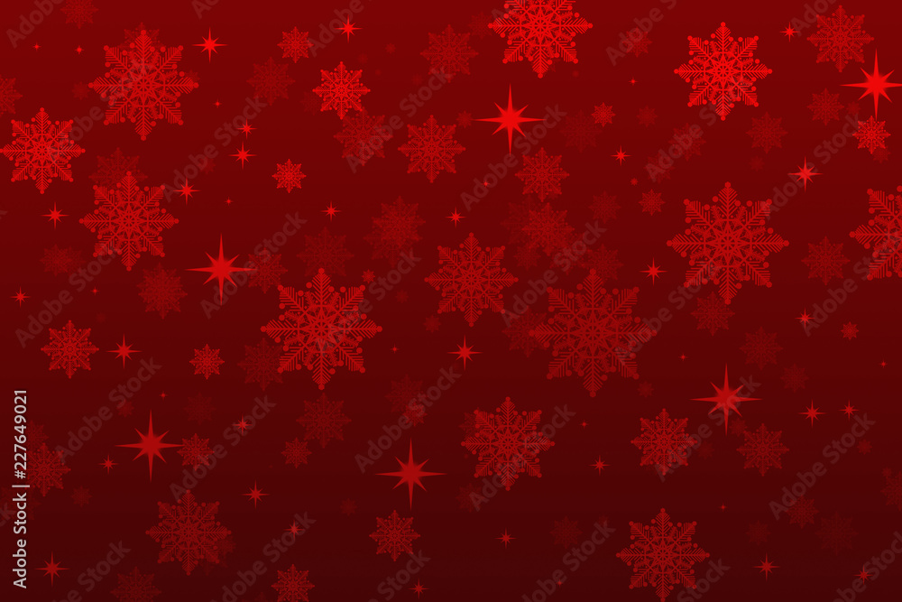 snowflakes on a red background snowflakes on a red background