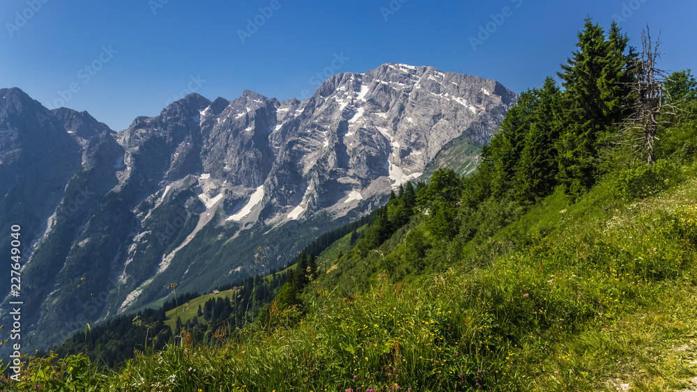 Beautiful alpine view at Berchtesgaden - Bavaria - Germany