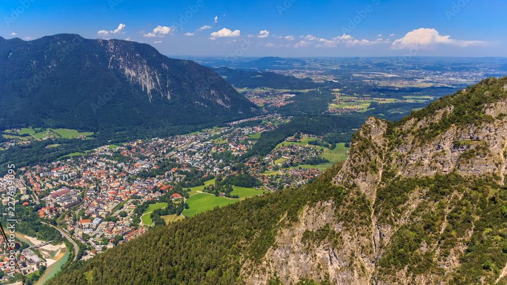 Naklejka premium Beautiful alpine view at Bad Reichenhall - Bavaria - Germany