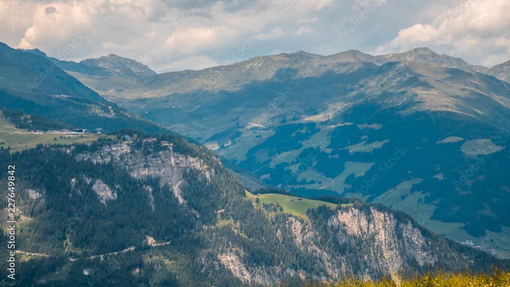 Beautiful alpine view at Mayrhofen - Zillertal - Tyrol - Austria