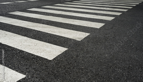 Fotografie, Obraz pedestrian pathway on a street crossing