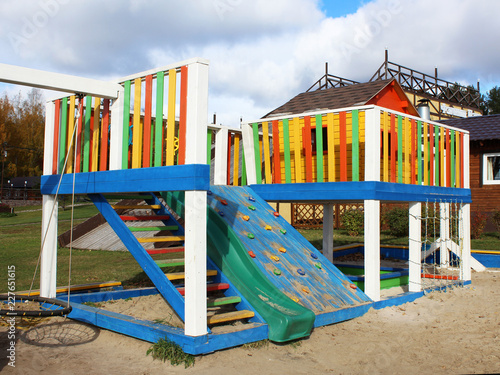 Wallpaper Mural Wooden Playground in the Park Torontodigital.ca