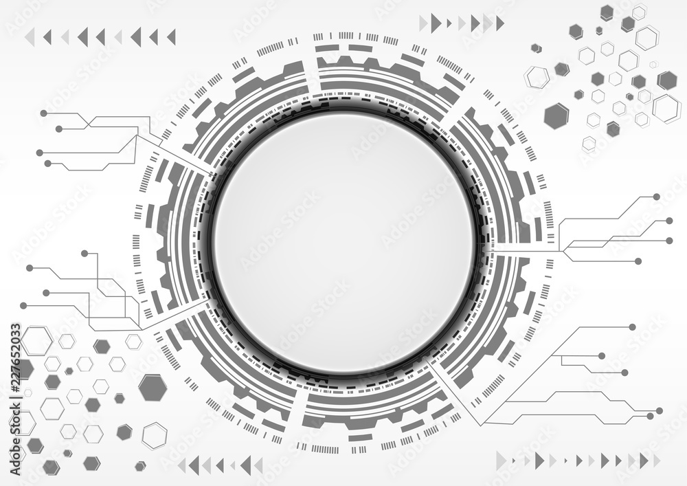 Abstract background with various technology elements Hi-tech communication concept
Abstract background with various technology elements Hi-tech communication concept