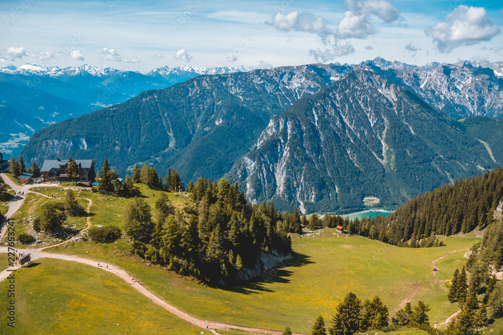 Beautiful alpine view at the Achensee - Maurach - Tyrol - Austria