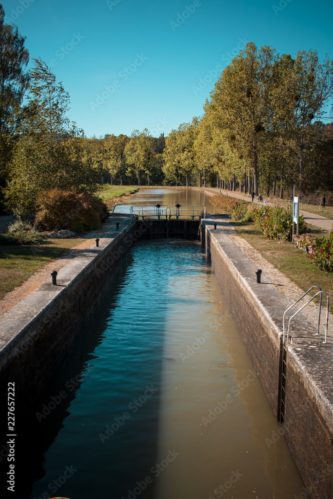 France, canal of the burgundy