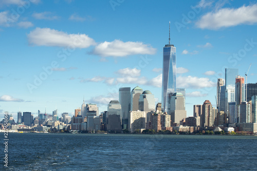 New York Skyline with One World Trade Center