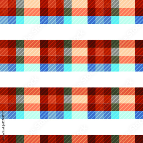 Seamless pattern background from a variety of multicolored squares.