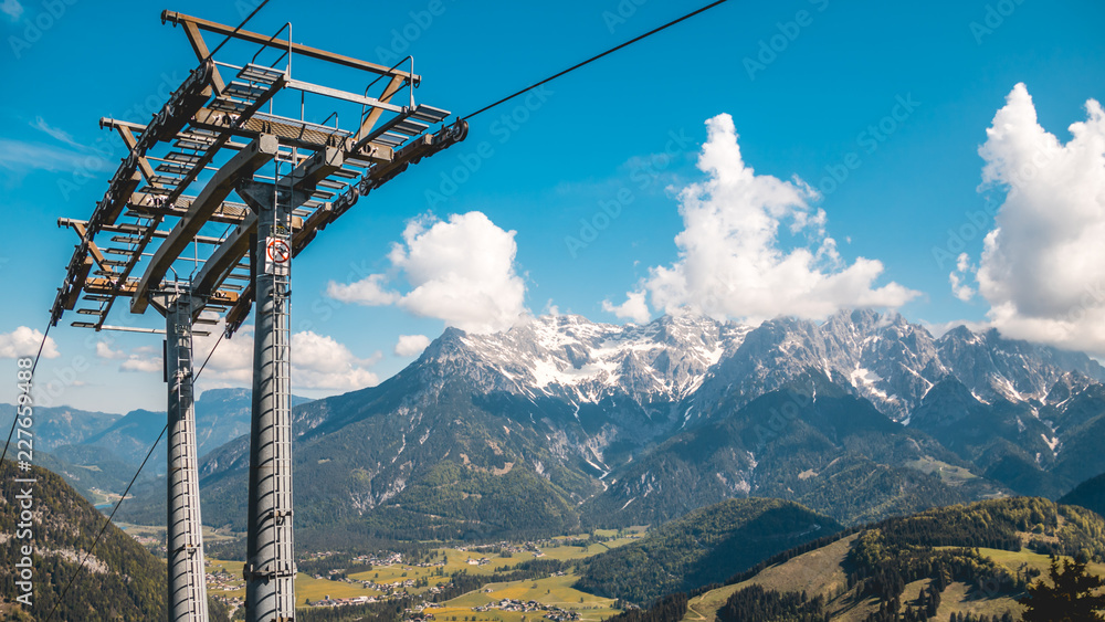Beautiful alpine view at the Buchensteinwand - Tyrol - Austria Beautiful alpine view at the Buchensteinwand - Tyrol - Austria